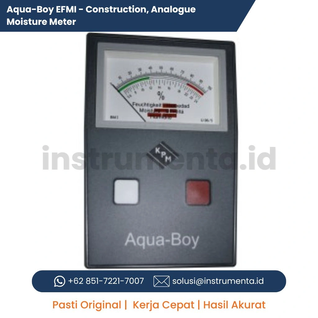 Ready Stock Aqua-Boy EFMI Analogue Moisture Meter Construction Material Moisture Tester untuk Inspeksi Bangunan